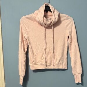 True Craft Pale Pink Cowl Neck Pullover Sweater